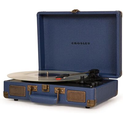 Przenośny gramofon Crosley Cruiser Plus Deluxe z Bluetooth - Navy Przenośny gramofon Crosley Cruiser Plus Deluxe z Bluetooth - Navy