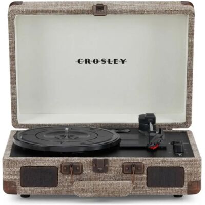 Tourne-disque portable Crosley Cruiser Plus Havana - Bluetooth - Publicité Tourne-disque portable Crosley Cruiser Plus Havana - Bluetooth - Publicité