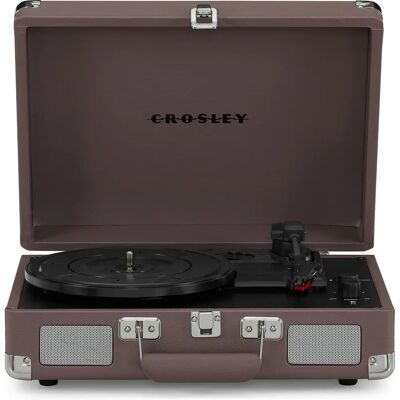 Tourne-disque portable Crosley Cruiser Plus Deluxe - Sortie Bluetooth - Publicité Tourne-disque portable Crosley Cruiser Plus Deluxe - Sortie Bluetooth - Publicité