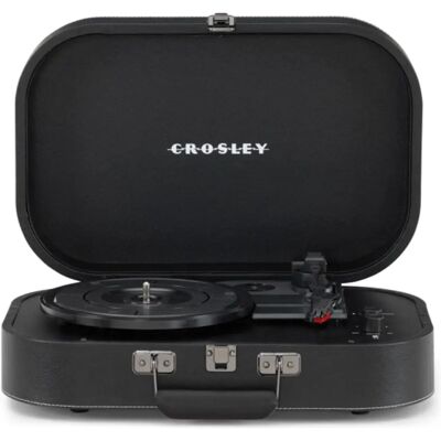 Crosley Discovery Platine Portable - Noir - Vinyle, Bluetooth, Haut-parleurs Stéréo - Publicité Crosley Discovery Platine Portable - Noir - Vinyle, Bluetooth, Haut-parleurs Stéréo - Publicité