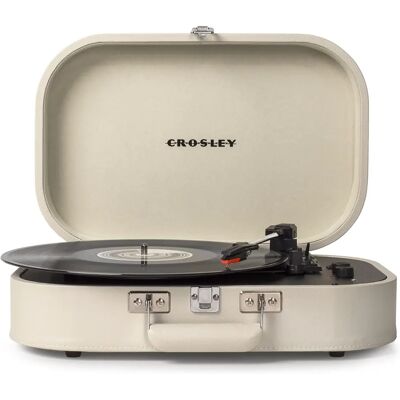 Tourne-disque portable Crosley Discovery - Vinyle, Bluetooth, Haut-parleurs - Publicité Tourne-disque portable Crosley Discovery - Vinyle, Bluetooth, Haut-parleurs - Publicité