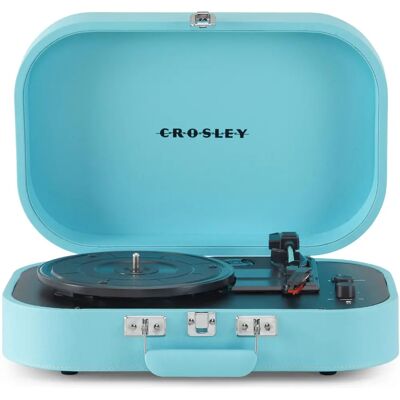 Crosley Discovery Tourne-disque Portable - Turquoise - Publicité Crosley Discovery Tourne-disque Portable - Turquoise - Publicité