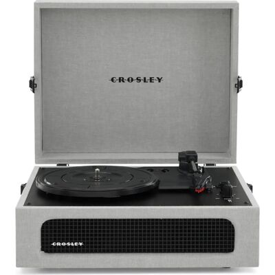 Crosley Voyager Kannettava Bluetooth-levysoitin - Harmaa Crosley Voyager Kannettava Bluetooth-levysoitin - Harmaa