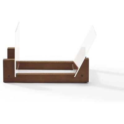 Crosley Brauner Vinyl Record Stand - Vinyl Record Stand Crosley Brauner Vinyl Record Stand - Vinyl Record Stand
