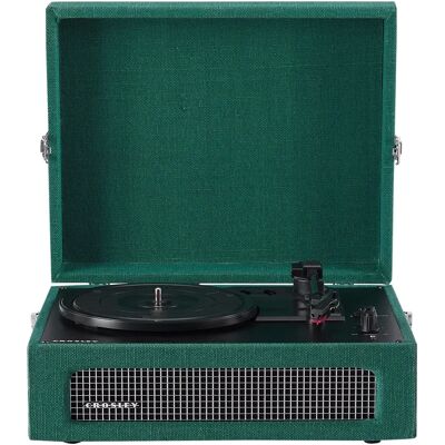 Crosley Voyager Portable Turntable - Dark Aegean - Turntable Crosley Voyager Portable Turntable - Dark Aegean - Turntable