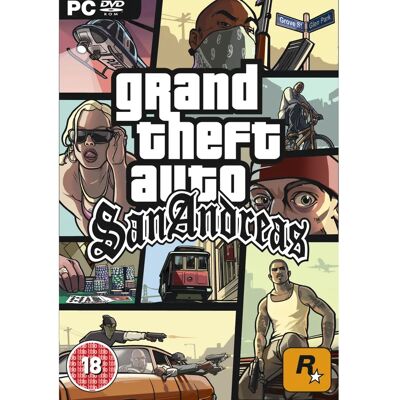 Rockstar Games Grand Theft Auto San Andreas - Action-Videospiel Rockstar Games Grand Theft Auto San Andreas - Action-Videospiel
