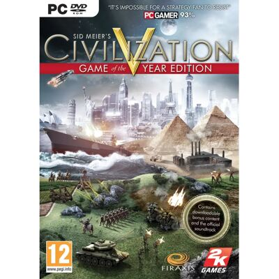 2K Sid Meier's Civilization V - Édition Jeu de l'Année - Jeu de Stratégie - Publicité 2K Sid Meier's Civilization V - Édition Jeu de l'Année - Jeu de Stratégie - Publicité