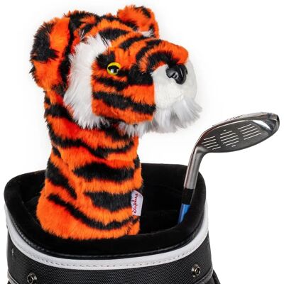 Daphne's Tiger Hybrid Golf-Haube - Tierkopfbezug Daphne's Tiger Hybrid Golf-Haube - Tierkopfbezug