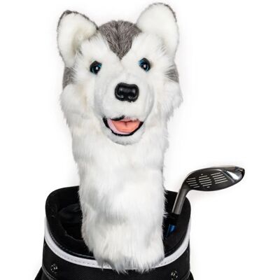 Daphne's Husky Headcover - Hvit - Golfdriver beskyttelsehylse Daphne's Husky Headcover - Hvit - Golfdriver beskyttelsehylse