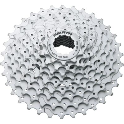 Cassette route SRAM PG970 9 vitesses - 12-26t - Argent - Publicité Cassette route SRAM PG970 9 vitesses - 12-26t - Argent - Publicité