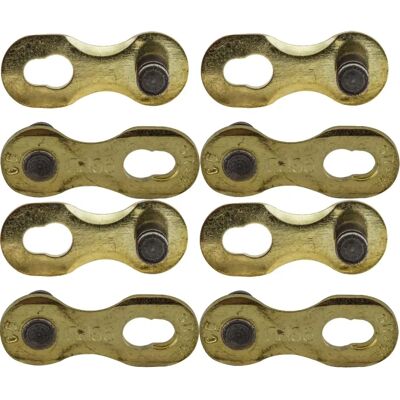 Conector de corrente SRAM Powerlink 9 velocidades - Dourado Conector de corrente SRAM Powerlink 9 velocidades - Dourado