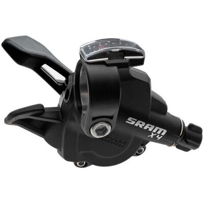 SRAM X4 8-Gang Trigger-Schalter - Schwarz - MTB SRAM X4 8-Gang Trigger-Schalter - Schwarz - MTB