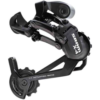 Diferencial traseiro SRAM X4 7-8 velocidades - Preto - Cage longo Diferencial traseiro SRAM X4 7-8 velocidades - Preto - Cage longo