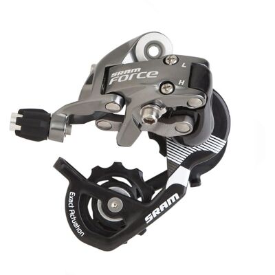 SRAM Force 10 växlar bak på cykel - Grå/Svart SRAM Force 10 växlar bak på cykel - Grå/Svart