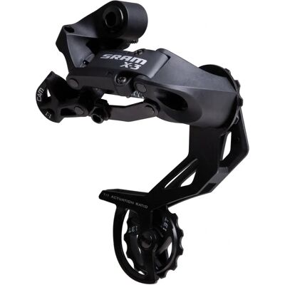 SRAM X3 7-8-Gang Schaltwerk - Schwarz - Long Cage SRAM X3 7-8-Gang Schaltwerk - Schwarz - Long Cage