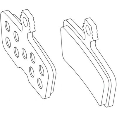 SRAM Code 2011+ Bremsbeläge - Organisch/Stahl - Schwarz SRAM Code 2011+ Bremsbeläge - Organisch/Stahl - Schwarz