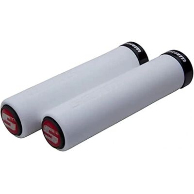 Manoplas de Espuma com Fecho SRAM 129 mm Brancas - Manetes Manoplas de Espuma com Fecho SRAM 129 mm Brancas - Manetes