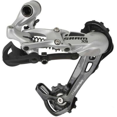 Câmbio traseiro SRAM X5 - Prata, 8/9 velocidades, Gaiola média Câmbio traseiro SRAM X5 - Prata, 8/9 velocidades, Gaiola média