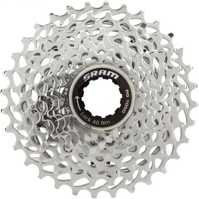 Cassette VTT 10 vitesses SRAM Silver - 11-32t - Publicité Cassette VTT 10 vitesses SRAM Silver - 11-32t - Publicité