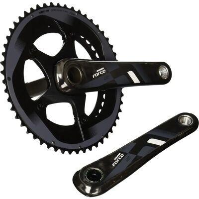 SRAM Force 22 GXP Juego de Bielas de 11 velocidades - Negro/Gris SRAM Force 22 GXP Juego de Bielas de 11 velocidades - Negro/Gris
