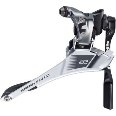 SRAM Force 22 Front Derailleur - Grey/Black - 11-Speed SRAM Force 22 Front Derailleur - Grey/Black - 11-Speed