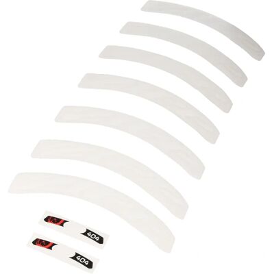 Ensemble d'autocollants Zipp pour roue 404 Sans bord - Publicité Ensemble d'autocollants Zipp pour roue 404 Sans bord - Publicité