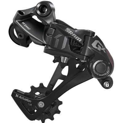 Dérailleur arrière SRAM GX 1x11 vitesses - Rouge - Cage longue - Publicité Dérailleur arrière SRAM GX 1x11 vitesses - Rouge - Cage longue - Publicité