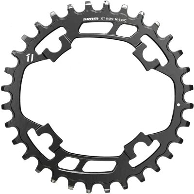 SRAM Black 32T Steel X-SYNC 1x11 Chainring - Bike Parts SRAM Black 32T Steel X-SYNC 1x11 Chainring - Bike Parts