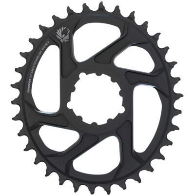 Plateau ovale SRAM noir 34T - Pièce pour VTT - Publicité Plateau ovale SRAM noir 34T - Pièce pour VTT - Publicité