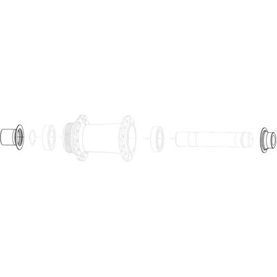 Mozzo Zipp 12x142mm - Ruota posteriore - Centerlock - Disco Mozzo Zipp 12x142mm - Ruota posteriore - Centerlock - Disco