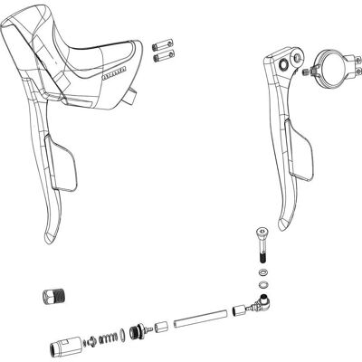 SRAM Set von 5 Kompressionsmuttern SRAM Set von 5 Kompressionsmuttern