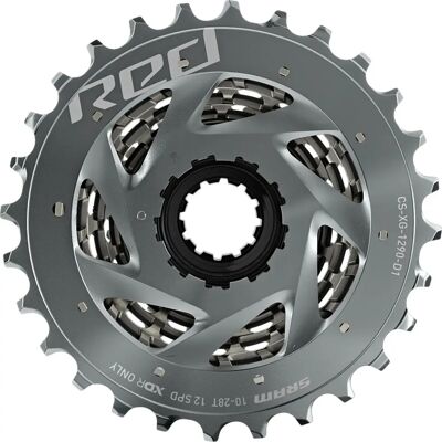 SRAM XG-1290 12-gears cykelkassette - Sølv - 10-33T SRAM XG-1290 12-gears cykelkassette - Sølv - 10-33T