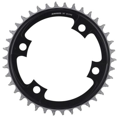 SRAM kettingblad 38T Blast Zwart 107 BCD X-Sync - Onderdelen racefiets SRAM kettingblad 38T Blast Zwart 107 BCD X-Sync - Onderdelen racefiets