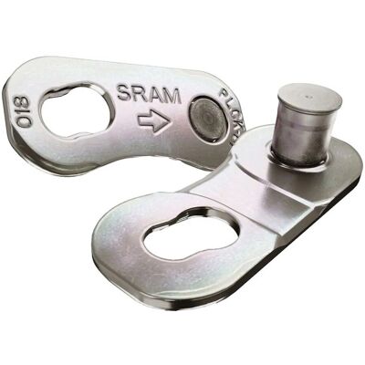 SRAM Powerlock 12-Gangs Kædelås - Sølv - Vej & MTB SRAM Powerlock 12-Gangs Kædelås - Sølv - Vej & MTB