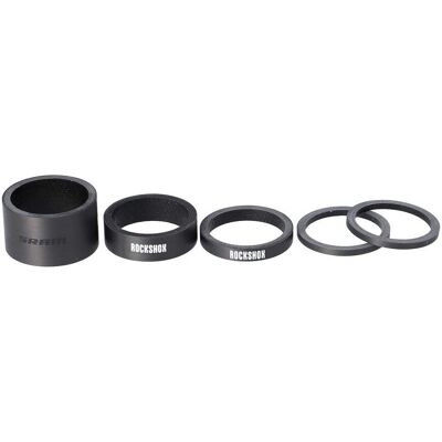 RockShox Headset Spacer Set - UD Carbon, Weiß - Spacer-Set für Steuerkopf RockShox Headset Spacer Set - UD Carbon, Weiß - Spacer-Set für Steuerkopf