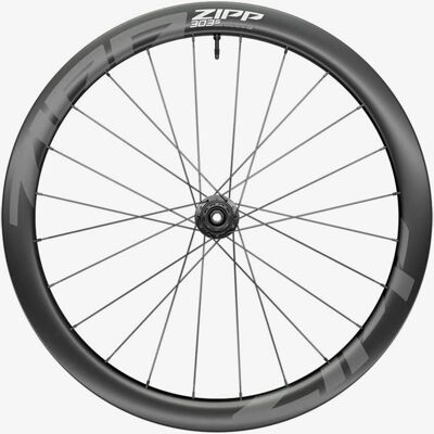 Zipp 303 S Karbon Disc Rørrhjul - Svart - Lett, tubeless, 45mm dyb Zipp 303 S Karbon Disc Rørrhjul - Svart - Lett, tubeless, 45mm dyb