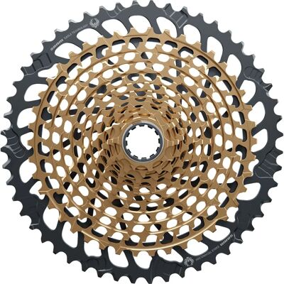 SRAM XG-1299 Eagle 12-værs gull sykkelkassett SRAM XG-1299 Eagle 12-værs gull sykkelkassett