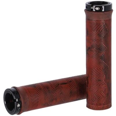 Poignée Truvativ Descendante - 133mm - Rouge-Noir Marbré - Poignée Vélos - Publicité Poignée Truvativ Descendante - 133mm - Rouge-Noir Marbré - Poignée Vélos - Publicité