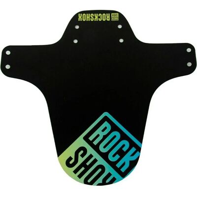 RockShox Universele MTB Spatbord - Zwart Geel Blauw Verloop RockShox Universele MTB Spatbord - Zwart Geel Blauw Verloop