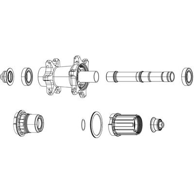 Cubierta trasera Zipp ZR1 - Compatible 12x142mm Cubierta trasera Zipp ZR1 - Compatible 12x142mm