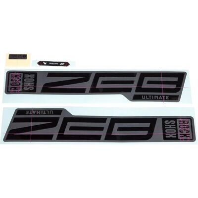 SRAM Rockshox Zeb Ultimate 27/29 Vork Decal Kit Zwart/Grijs SRAM Rockshox Zeb Ultimate 27/29 Vork Decal Kit Zwart/Grijs