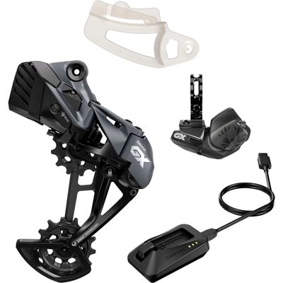 Bezprzewodowy zestaw SRAM GX Eagle AXS 12 biegów - Czarny / Lunar Bezprzewodowy zestaw SRAM GX Eagle AXS 12 biegów - Czarny / Lunar