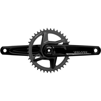 Conjunto de pedaleira SRAM Rival AXS - 172,5 mm, Preto, 40T - Conjunto de pedaleira Conjunto de pedaleira SRAM Rival AXS - 172,5 mm, Preto, 40T - Conjunto de pedaleira