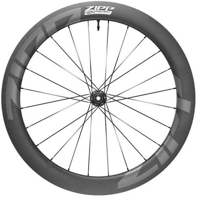 Rueda delantera Zipp 404 Firecrest de carbono sin cámara - Negro 700c Rueda delantera Zipp 404 Firecrest de carbono sin cámara - Negro 700c