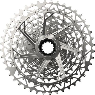 SRAM XG-1251 Niquel Cromado Gravel Cassete de 12 velocidades - Leve SRAM XG-1251 Niquel Cromado Gravel Cassete de 12 velocidades - Leve