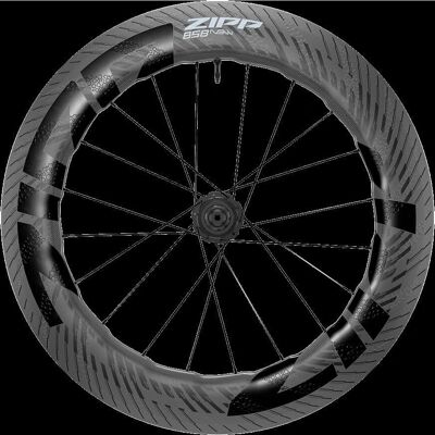 Zipp 858 NSW Tubeless karbonhjulsæt - Dybt profil - 12x142mm Zipp 858 NSW Tubeless karbonhjulsæt - Dybt profil - 12x142mm