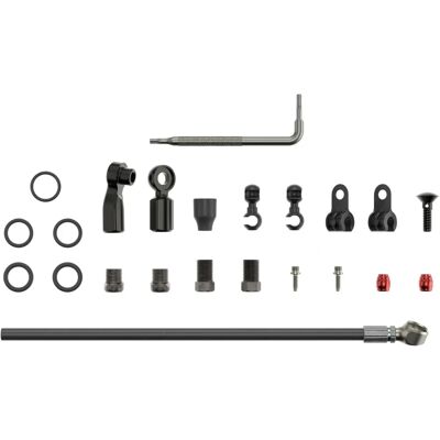 SRAM Hydraulic Brake Line Kit - Flat Mount, 2000mm, Black SRAM Hydraulic Brake Line Kit - Flat Mount, 2000mm, Black