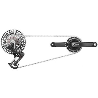 SRAM XX SL Eagle T-Type Groepset - Zwart - 12 Versnellingen SRAM XX SL Eagle T-Type Groepset - Zwart - 12 Versnellingen