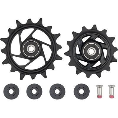 Kit de Polias para Câmbio Traseiro SRAM XX Eagle T-Type AXS - Preto - Tamanho Único Kit de Polias para Câmbio Traseiro SRAM XX Eagle T-Type AXS - Preto - Tamanho Único