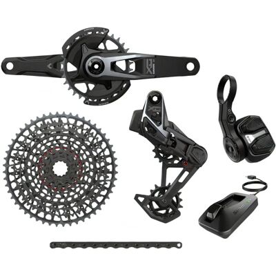 SRAM X0 Eagle T-Type Groepset - Zwart - 12-Speed, 170mm, 32T - Enduro SRAM X0 Eagle T-Type Groepset - Zwart - 12-Speed, 170mm, 32T - Enduro